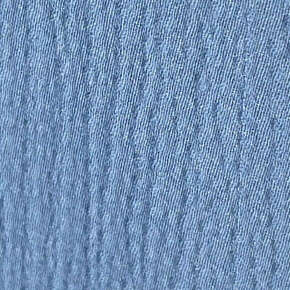 J. Jill blue long tunic 3/4 sleeves side vents boat neck simple textured S - Picture 6 of 10